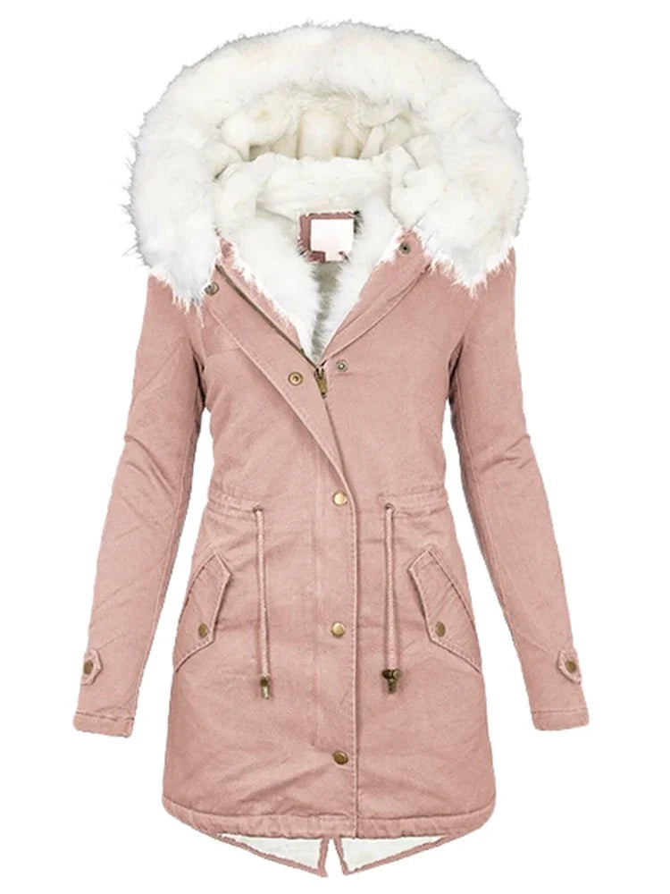 Veste parka longue pour femmes