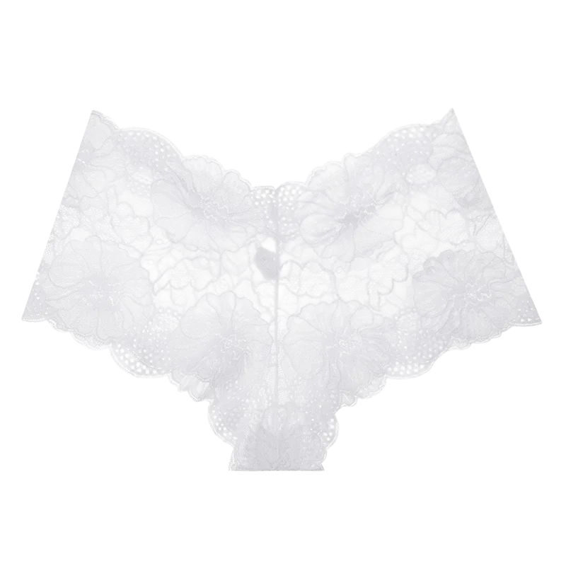 Culotte respirante sans couture en dentelle pour femmes