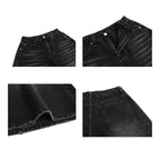 Short en jean taille basse pour femmes