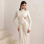 Robe longue et dos nu pour femmes
