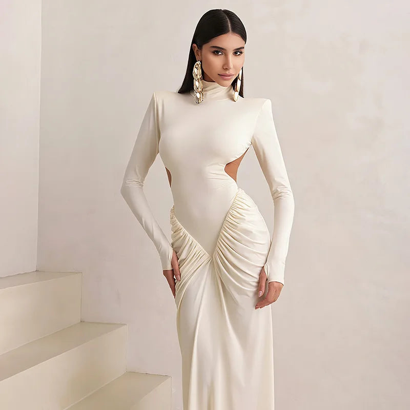 Robe longue et dos nu pour femmes