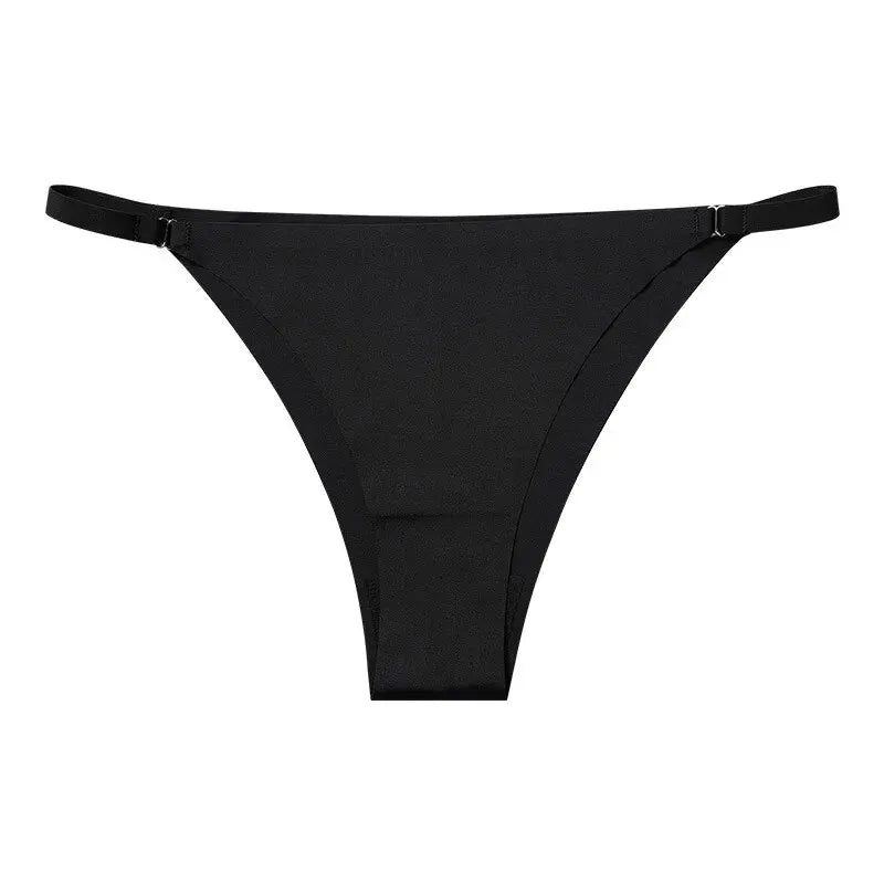Culotte sexy en coton avec ceinture fine pour femmes