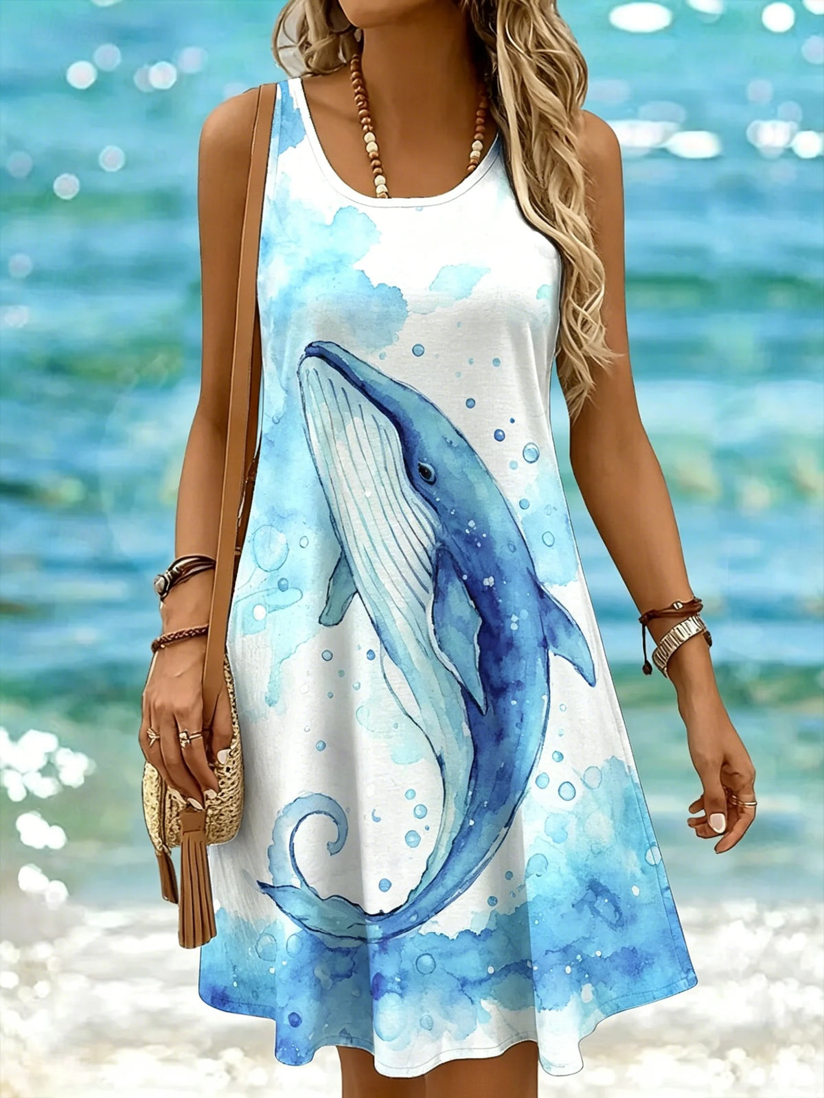 Robe Débardeur Femme – Imprimé Marin