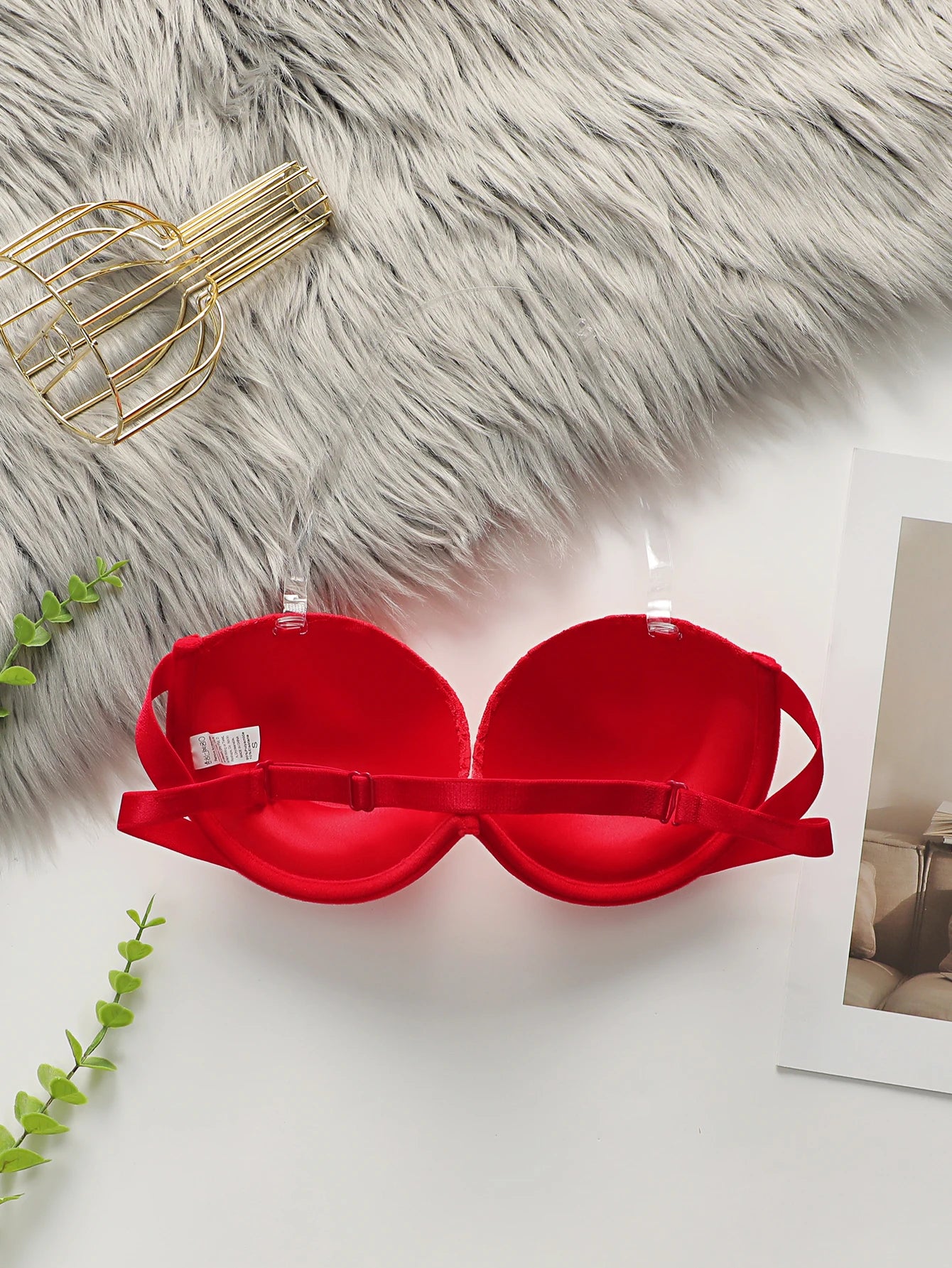 Soutien-gorge transparent antidérapant à double usage pour femmes