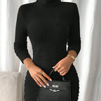 Robes courtes et cintrées unies pour femmes