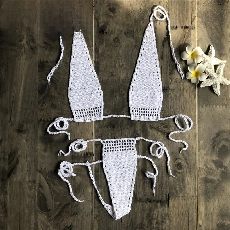 Ensemble de bikini deux pièces sexy style européen pour femmes