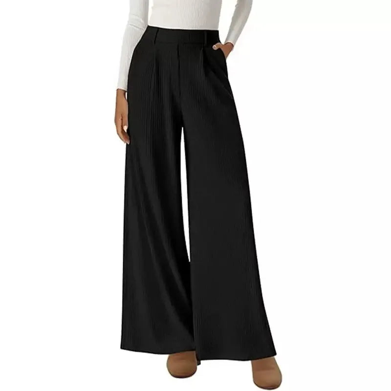 Pantalon côtelé décontracté pour femmes