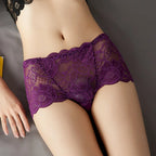 Culotte sexy en dentelle effet push-up, sans coutures  pour femmes