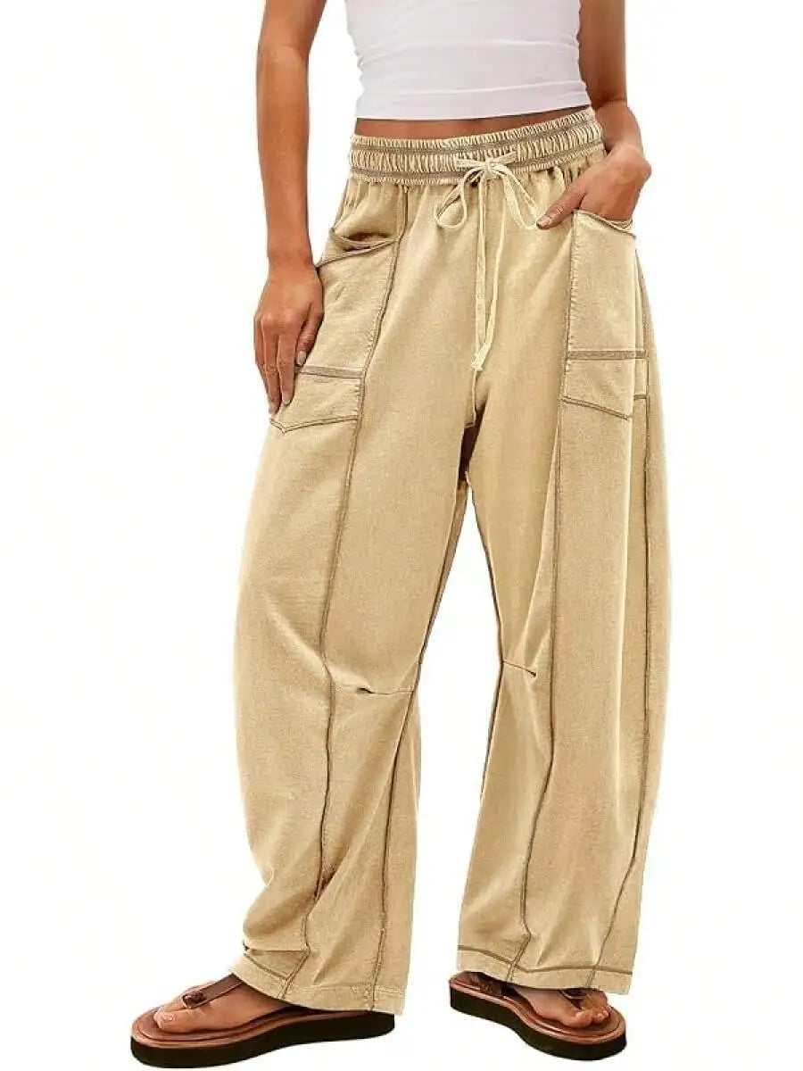 Pantalon ample à jambes larges pour femmes