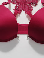 Ensemble de lingerie sexy en dentelle brodée pour femmes