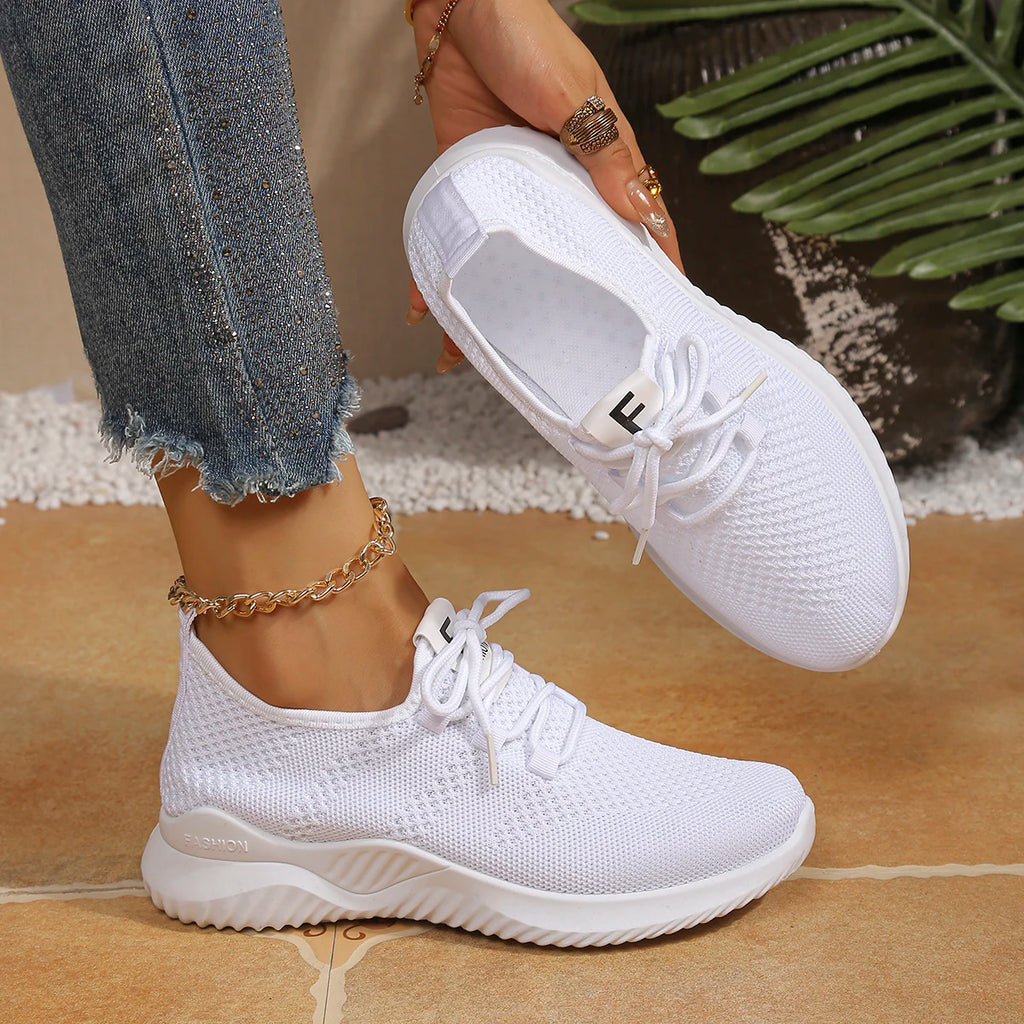 Chaussures de course légères et respirantes en maille pour femmes