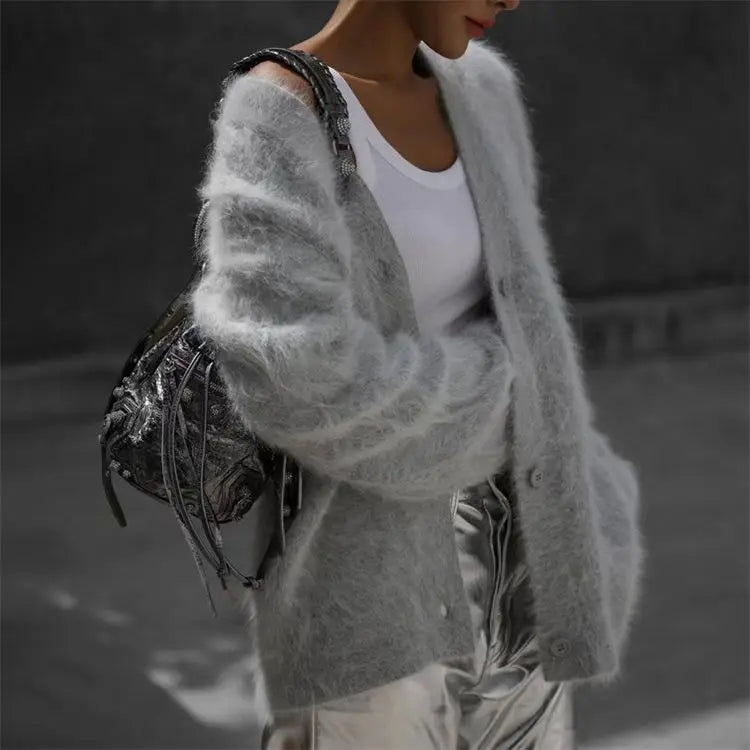 Cardigan pull paresseux pour femmes