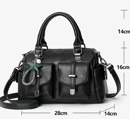Sac en cuir PU souple pour femmes