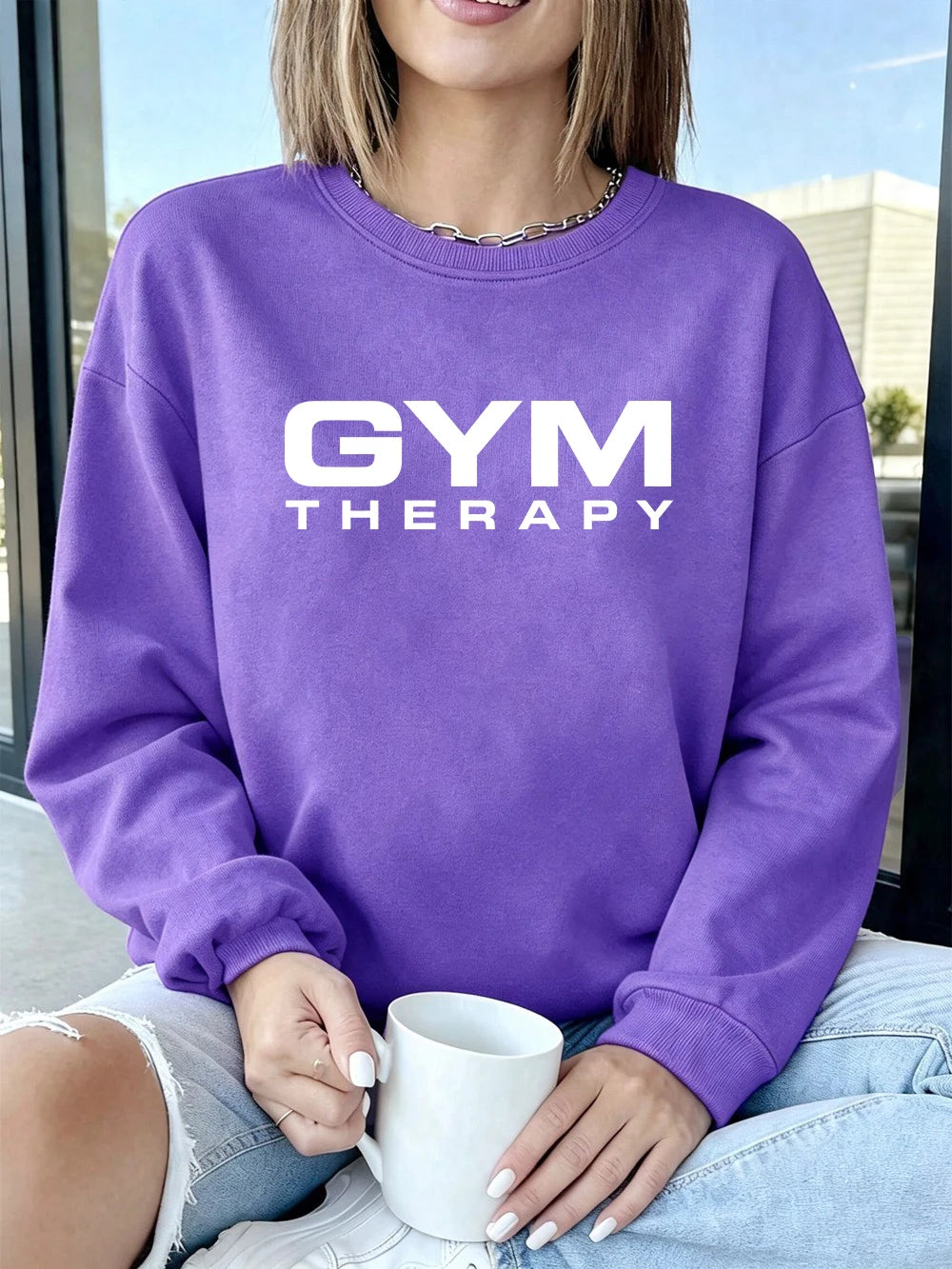 Sweat-shirts imprimés Gym Therapy pour femmes