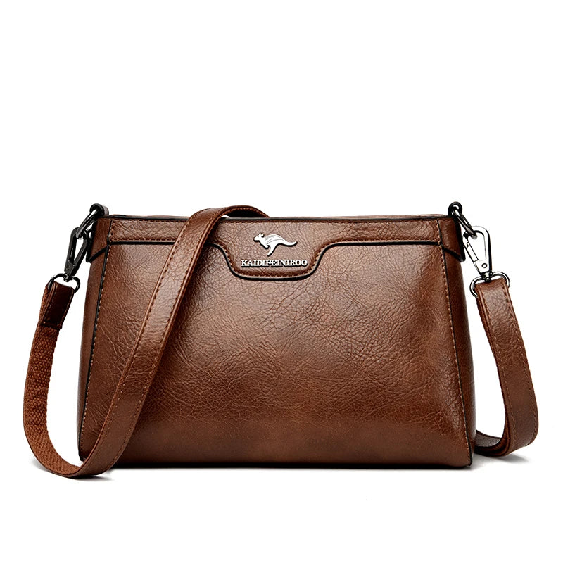 Sac à main en cuir véritable pour femmes