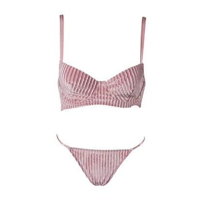 Ensemble Lingerie Femme – Soutien-Gorge Push-Up et String