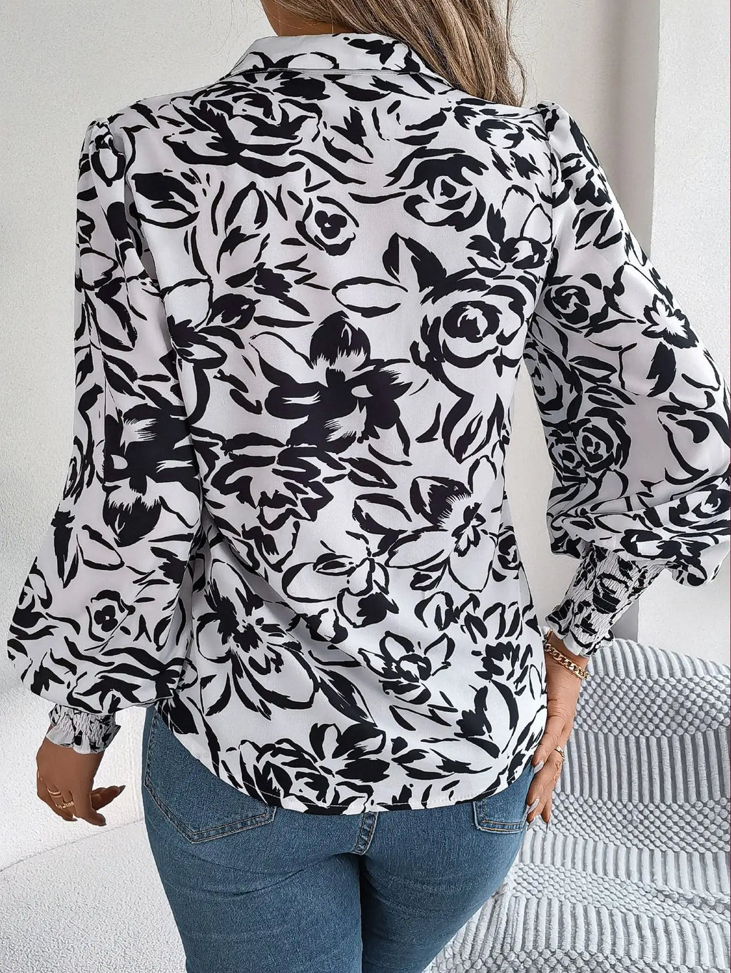 Chemise élégante à simple boutonnage pour femmes