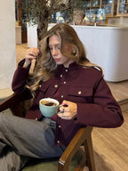 Veste courte vintage pour femmes