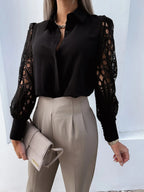 Chemise en dentelle pour femmes