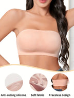 Soutien-gorge sans bretelles et sans couture pour femmes