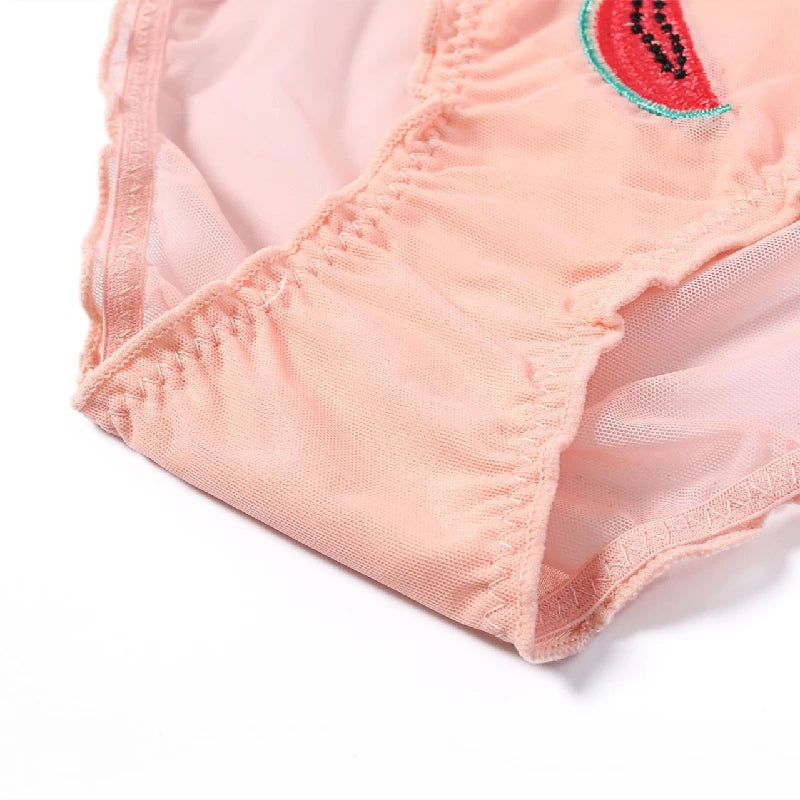 Culottes translucide taille basse pour femmes