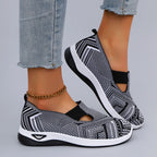 Chaussures plates d'été en maille respirante pour femmes