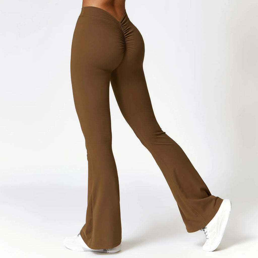 Leggings évasés à jambes larges pour femmes