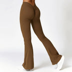 Leggings évasés à jambes larges pour femmes