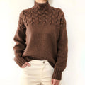 Pull en maille à manches longues pour femmes