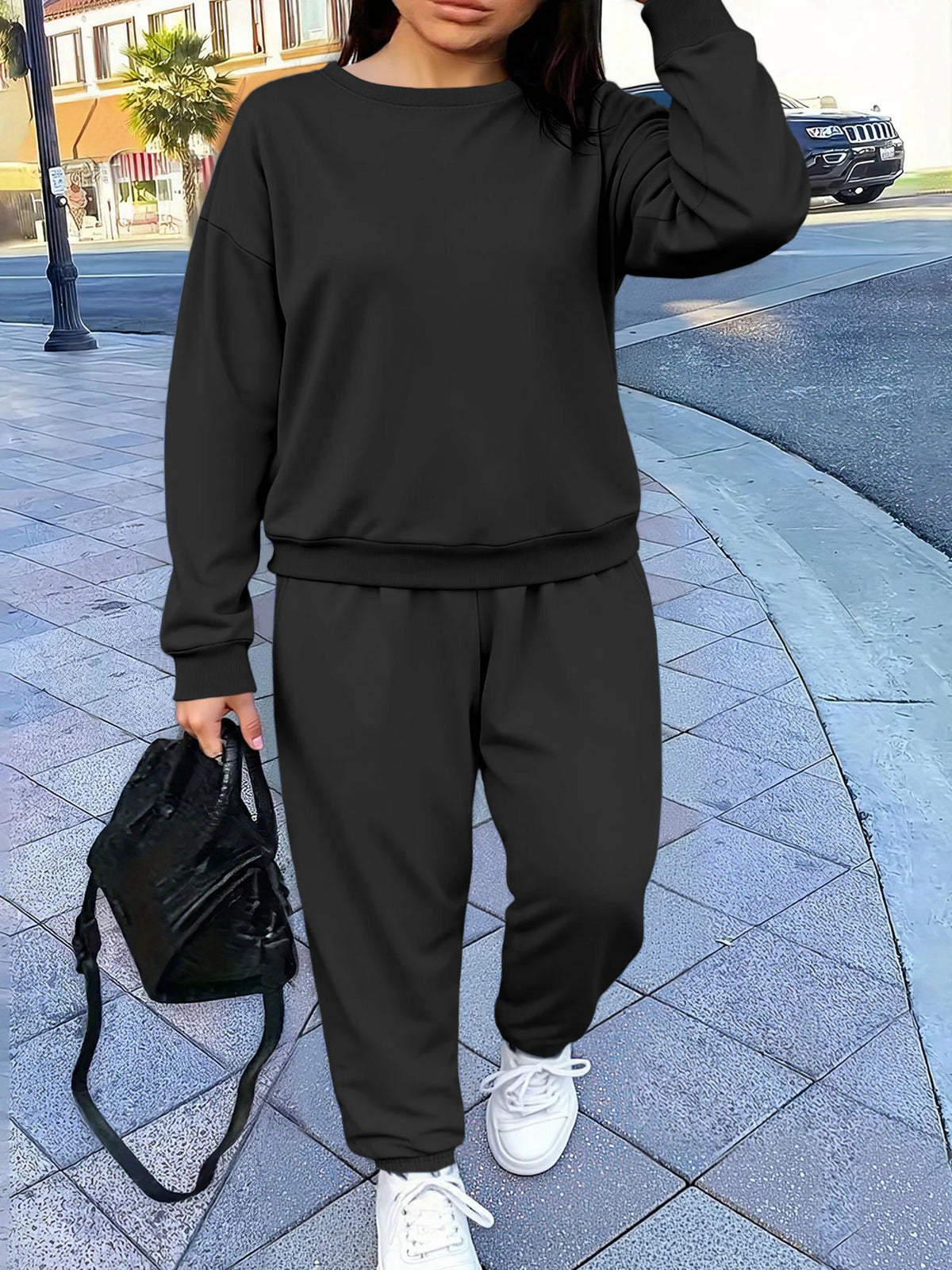 Ensemble Streetwear Femme – Sweat Oversize et Jogging