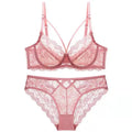 Ensemble de soutien-gorge Push Up Sexy en dentelle pour femmes