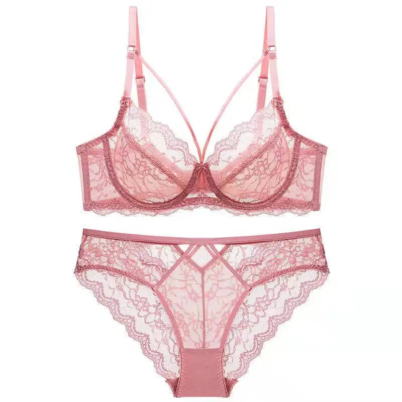 Ensemble de soutien-gorge Push Up Sexy en dentelle pour femmes