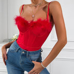 Body minces sans manches pour femmes