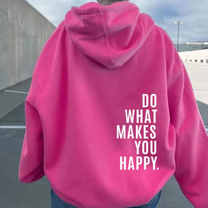 Sweat à capuche rétro pour femmes