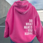 Sweat à capuche rétro pour femmes