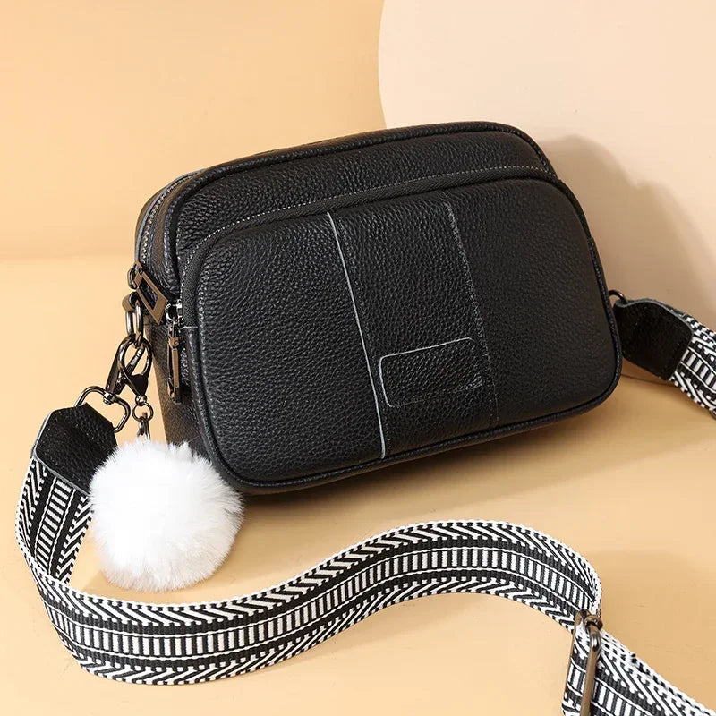 Sac à main en cuir véritable pour femmes