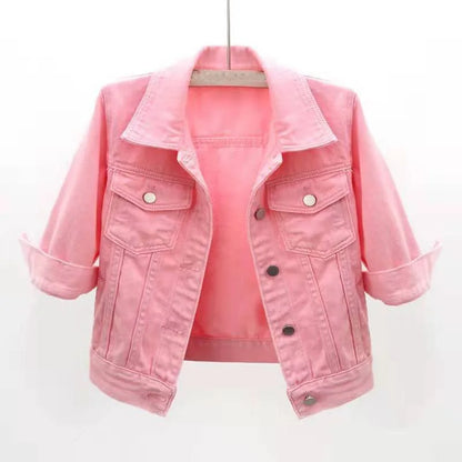 Veste Courte en Jean Femme