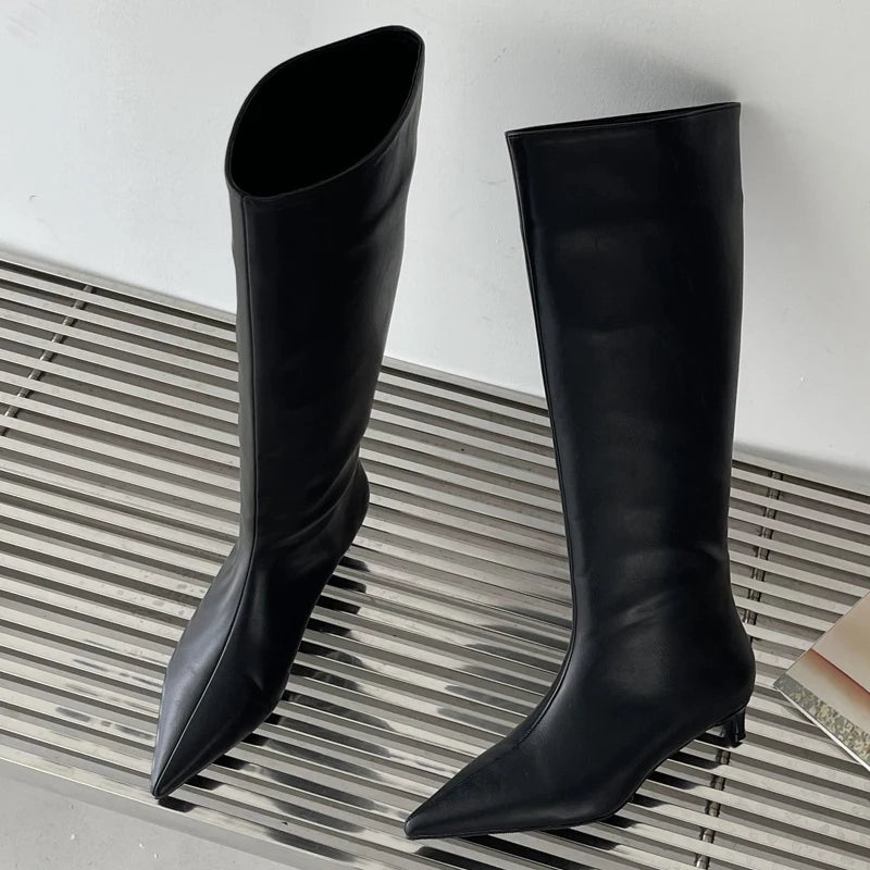 Botte à bout pointu pour femmes