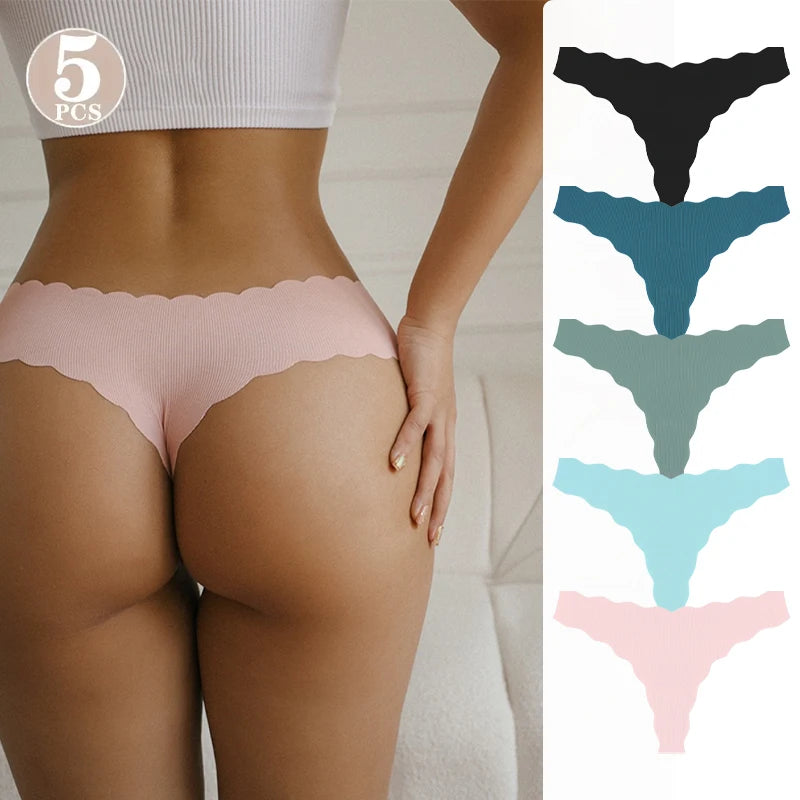 Lot de 5 Strings Femme – Sans Couture