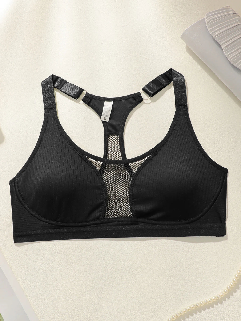 Soutien-gorge sans fil en tissu pour femmes