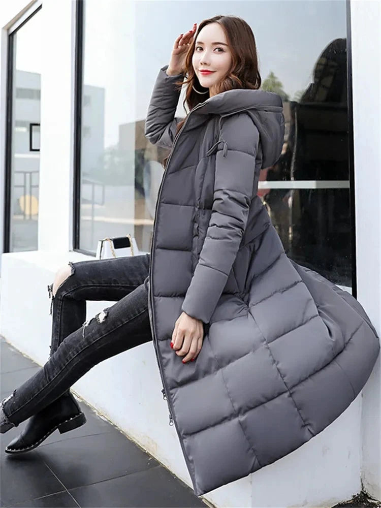 Parka d'hiver longue pour femmes