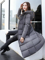 Parka d'hiver longue pour femmes
