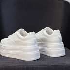 Baskets en cuir véritable pour femmes