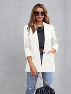 Blazer à manches longues pour femmes