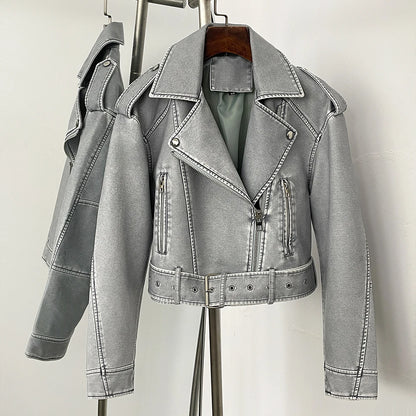 Veste Courte Femme – Similicuir