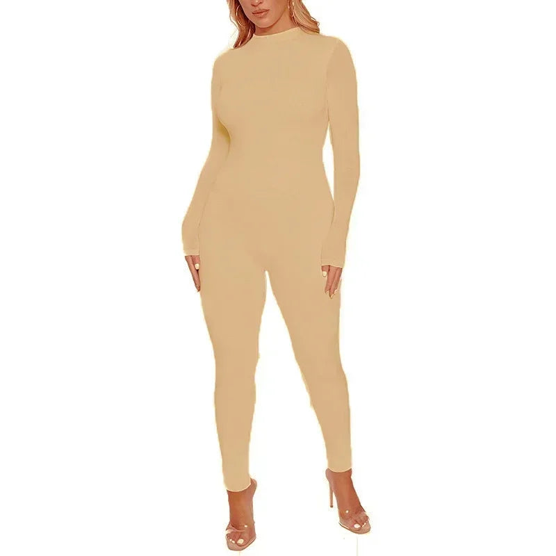 Combinaison polaire extensible et confortable à manches longues pour femmes