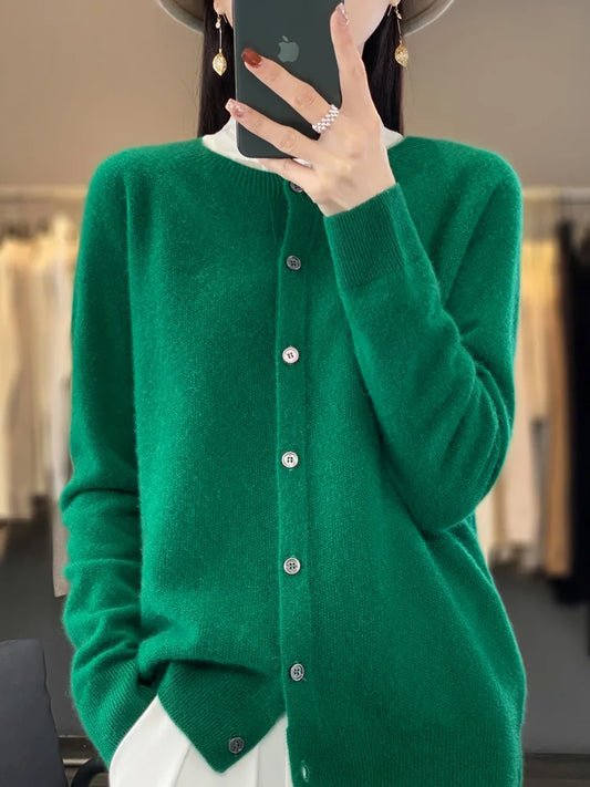 Cardigan Femme – Laine Mérinos