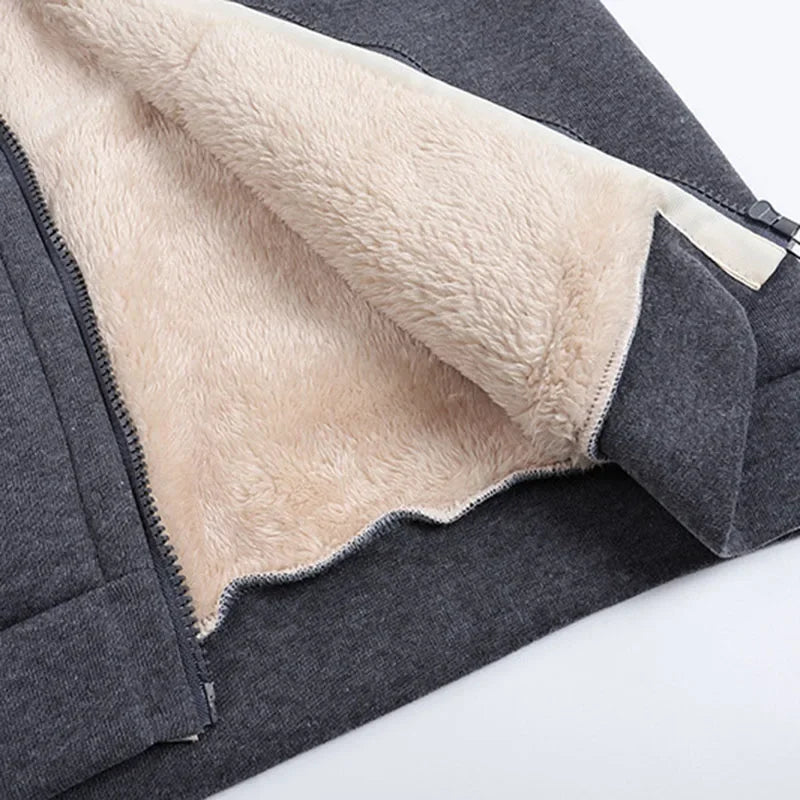 Manteau à glissière pour femmes