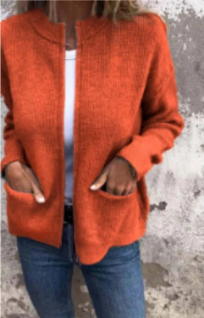 Veste à col pour femmes
