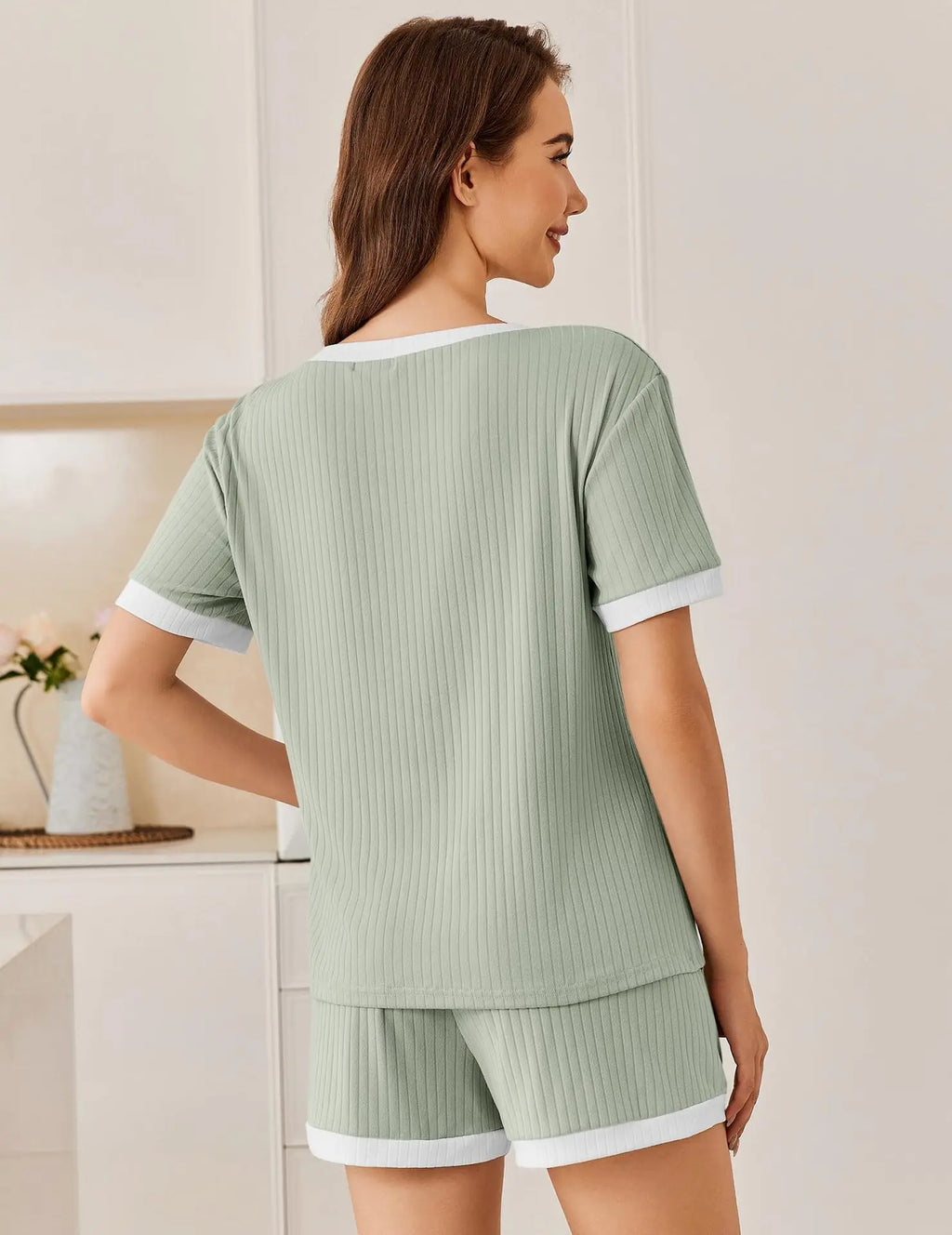 Ensemble short courts décontracté pour femmes